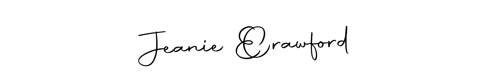 Use a signature maker to create a handwritten signature online. With this signature software, you can design (Autography-DOLnW) your own signature for name Jeanie E   Crawford. Jeanie E   Crawford signature style 10 images and pictures png