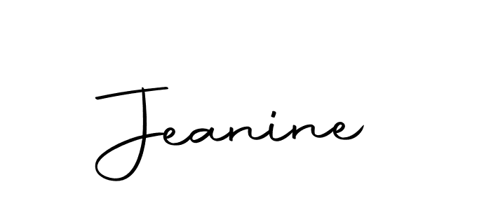 How to make Jeanine signature? Autography-DOLnW is a professional autograph style. Create handwritten signature for Jeanine name. Jeanine signature style 10 images and pictures png