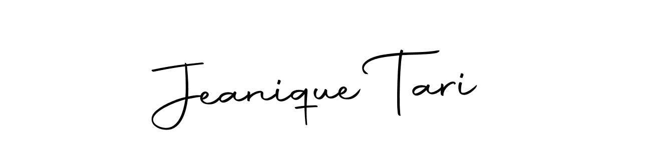 if you are searching for the best signature style for your name Jeanique Tari. so please give up your signature search. here we have designed multiple signature styles  using Autography-DOLnW. Jeanique Tari signature style 10 images and pictures png