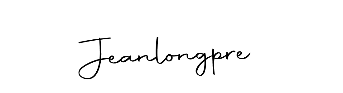 Design your own signature with our free online signature maker. With this signature software, you can create a handwritten (Autography-DOLnW) signature for name Jeanlongpre. Jeanlongpre signature style 10 images and pictures png