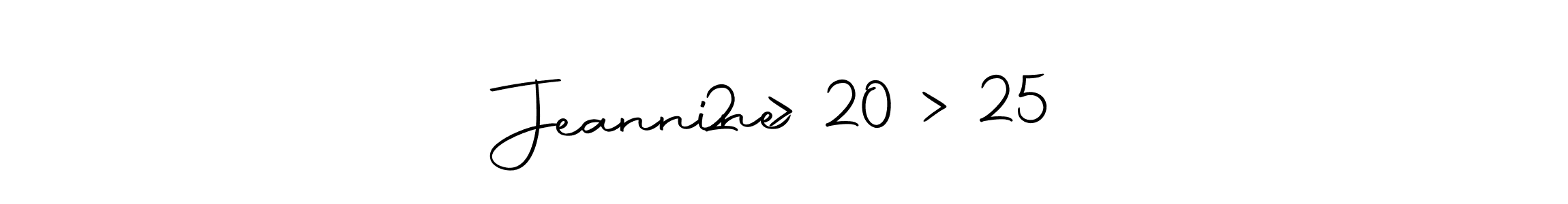 It looks lik you need a new signature style for name Jeannine    2 > 20 > 25. Design unique handwritten (Autography-DOLnW) signature with our free signature maker in just a few clicks. Jeannine    2 > 20 > 25 signature style 10 images and pictures png