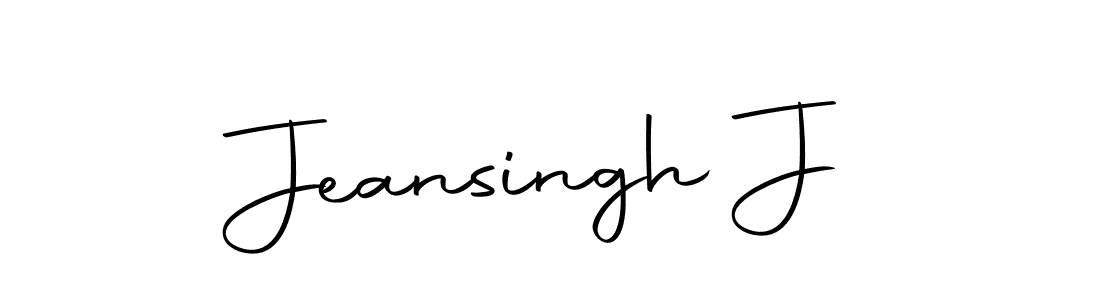 Make a beautiful signature design for name Jeansingh J. With this signature (Autography-DOLnW) style, you can create a handwritten signature for free. Jeansingh J signature style 10 images and pictures png