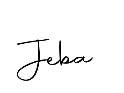 You should practise on your own different ways (Autography-DOLnW) to write your name (Jeba) in signature. don't let someone else do it for you. Jeba signature style 10 images and pictures png