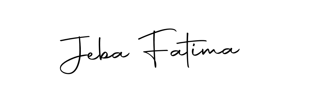 How to make Jeba Fatima name signature. Use Autography-DOLnW style for creating short signs online. This is the latest handwritten sign. Jeba Fatima signature style 10 images and pictures png