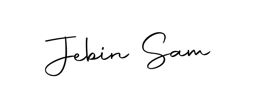 Here are the top 10 professional signature styles for the name Jebin Sam. These are the best autograph styles you can use for your name. Jebin Sam signature style 10 images and pictures png