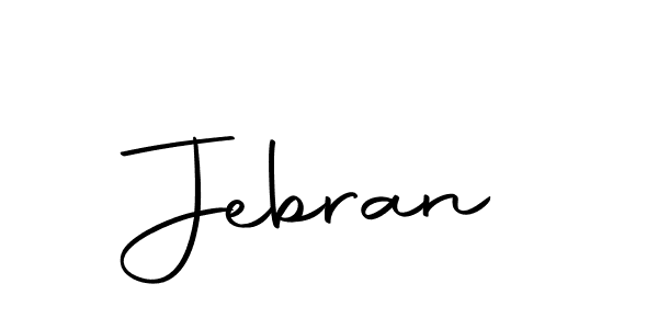 Use a signature maker to create a handwritten signature online. With this signature software, you can design (Autography-DOLnW) your own signature for name Jebran. Jebran signature style 10 images and pictures png