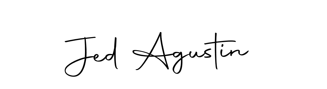 Similarly Autography-DOLnW is the best handwritten signature design. Signature creator online .You can use it as an online autograph creator for name Jed Agustin. Jed Agustin signature style 10 images and pictures png