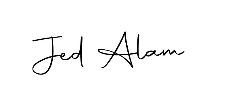 Make a beautiful signature design for name Jed Alam. With this signature (Autography-DOLnW) style, you can create a handwritten signature for free. Jed Alam signature style 10 images and pictures png