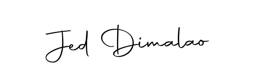 Use a signature maker to create a handwritten signature online. With this signature software, you can design (Autography-DOLnW) your own signature for name Jed Dimalao. Jed Dimalao signature style 10 images and pictures png