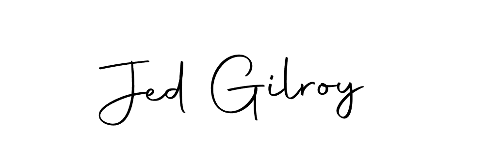 Create a beautiful signature design for name Jed Gilroy. With this signature (Autography-DOLnW) fonts, you can make a handwritten signature for free. Jed Gilroy signature style 10 images and pictures png