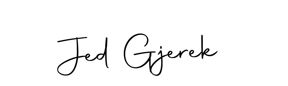 if you are searching for the best signature style for your name Jed Gjerek. so please give up your signature search. here we have designed multiple signature styles  using Autography-DOLnW. Jed Gjerek signature style 10 images and pictures png