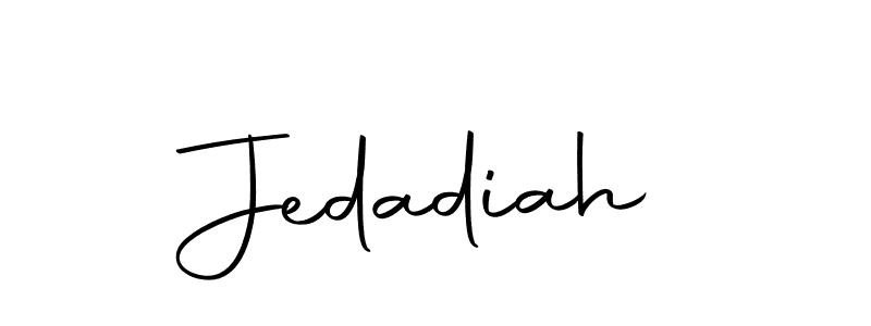 How to make Jedadiah signature? Autography-DOLnW is a professional autograph style. Create handwritten signature for Jedadiah name. Jedadiah signature style 10 images and pictures png
