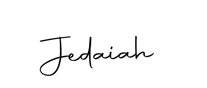 Make a beautiful signature design for name Jedaiah. With this signature (Autography-DOLnW) style, you can create a handwritten signature for free. Jedaiah signature style 10 images and pictures png