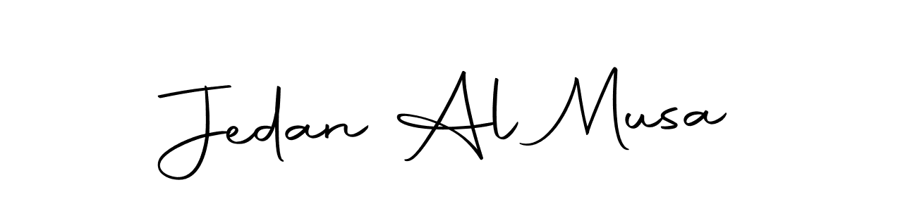 How to make Jedan Al Musa name signature. Use Autography-DOLnW style for creating short signs online. This is the latest handwritten sign. Jedan Al Musa signature style 10 images and pictures png