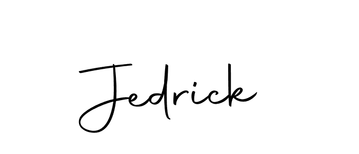 How to make Jedrick name signature. Use Autography-DOLnW style for creating short signs online. This is the latest handwritten sign. Jedrick signature style 10 images and pictures png