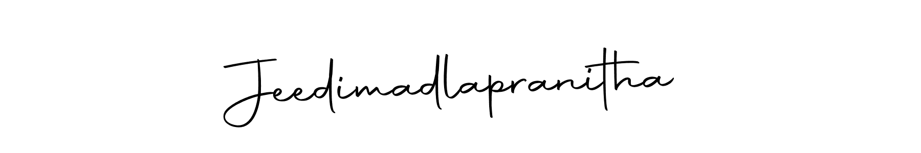 Similarly Autography-DOLnW is the best handwritten signature design. Signature creator online .You can use it as an online autograph creator for name Jeedimadlapranitha. Jeedimadlapranitha signature style 10 images and pictures png