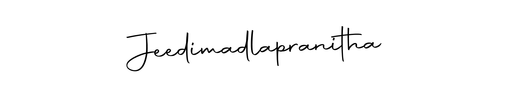 Similarly Autography-DOLnW is the best handwritten signature design. Signature creator online .You can use it as an online autograph creator for name Jeedimadlapranitha. Jeedimadlapranitha signature style 10 images and pictures png