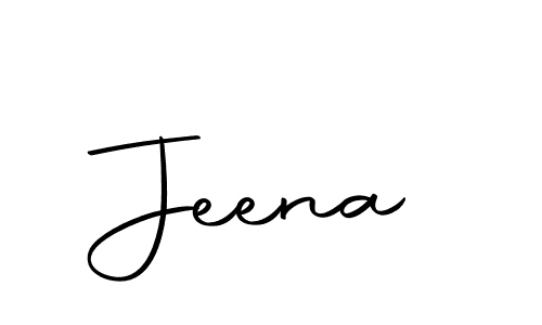 Create a beautiful signature design for name Jeena. With this signature (Autography-DOLnW) fonts, you can make a handwritten signature for free. Jeena signature style 10 images and pictures png