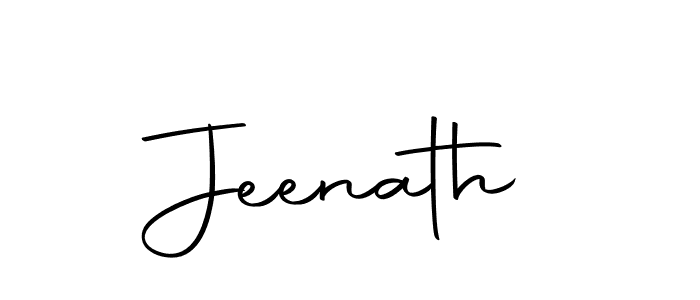 How to make Jeenath name signature. Use Autography-DOLnW style for creating short signs online. This is the latest handwritten sign. Jeenath signature style 10 images and pictures png