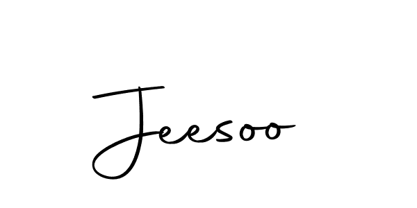 Jeesoo stylish signature style. Best Handwritten Sign (Autography-DOLnW) for my name. Handwritten Signature Collection Ideas for my name Jeesoo. Jeesoo signature style 10 images and pictures png