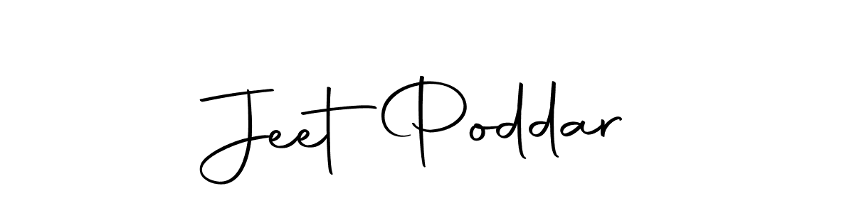 You should practise on your own different ways (Autography-DOLnW) to write your name (Jeet  Poddar) in signature. don't let someone else do it for you. Jeet  Poddar signature style 10 images and pictures png