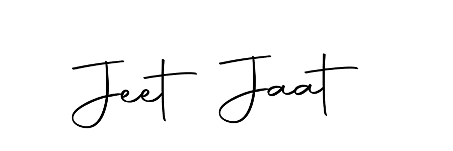 Use a signature maker to create a handwritten signature online. With this signature software, you can design (Autography-DOLnW) your own signature for name Jeet Jaat. Jeet Jaat signature style 10 images and pictures png