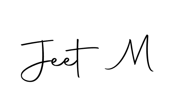 Make a short Jeet M signature style. Manage your documents anywhere anytime using Autography-DOLnW. Create and add eSignatures, submit forms, share and send files easily. Jeet M signature style 10 images and pictures png