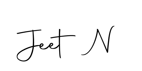 Make a beautiful signature design for name Jeet N. With this signature (Autography-DOLnW) style, you can create a handwritten signature for free. Jeet N signature style 10 images and pictures png