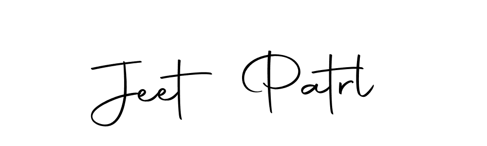 Jeet Patrl stylish signature style. Best Handwritten Sign (Autography-DOLnW) for my name. Handwritten Signature Collection Ideas for my name Jeet Patrl. Jeet Patrl signature style 10 images and pictures png