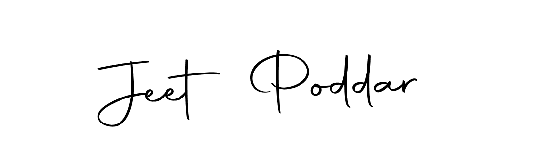 Create a beautiful signature design for name Jeet Poddar. With this signature (Autography-DOLnW) fonts, you can make a handwritten signature for free. Jeet Poddar signature style 10 images and pictures png