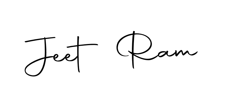 Design your own signature with our free online signature maker. With this signature software, you can create a handwritten (Autography-DOLnW) signature for name Jeet Ram. Jeet Ram signature style 10 images and pictures png