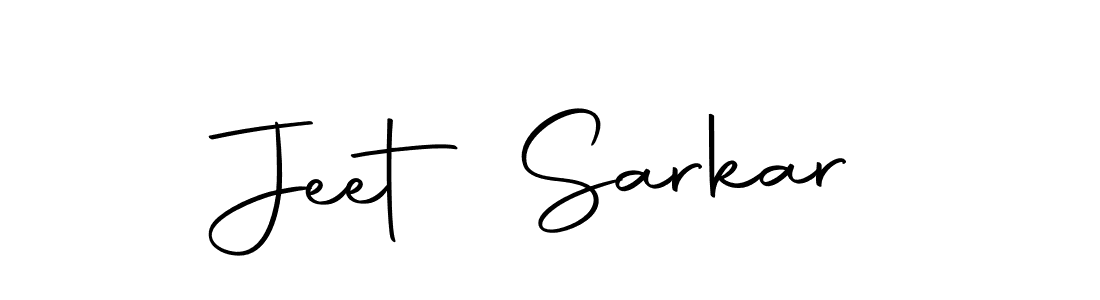 Design your own signature with our free online signature maker. With this signature software, you can create a handwritten (Autography-DOLnW) signature for name Jeet Sarkar. Jeet Sarkar signature style 10 images and pictures png