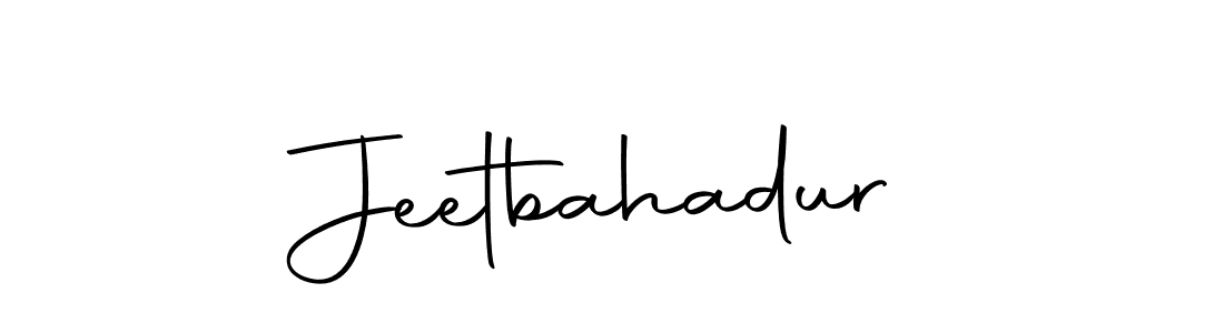 Design your own signature with our free online signature maker. With this signature software, you can create a handwritten (Autography-DOLnW) signature for name Jeetbahadur. Jeetbahadur signature style 10 images and pictures png