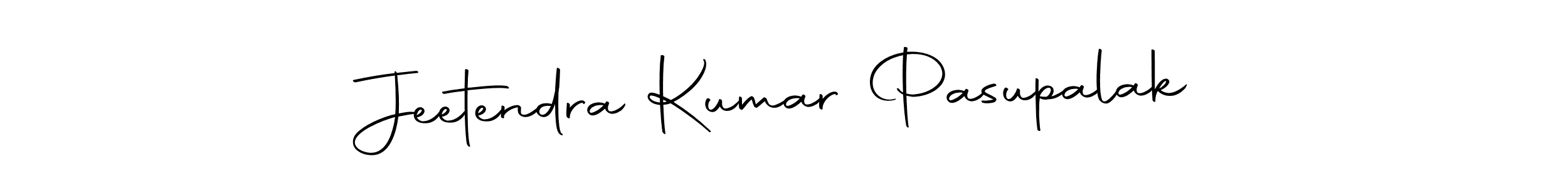 How to make Jeetendra Kumar Pasupalak name signature. Use Autography-DOLnW style for creating short signs online. This is the latest handwritten sign. Jeetendra Kumar Pasupalak signature style 10 images and pictures png