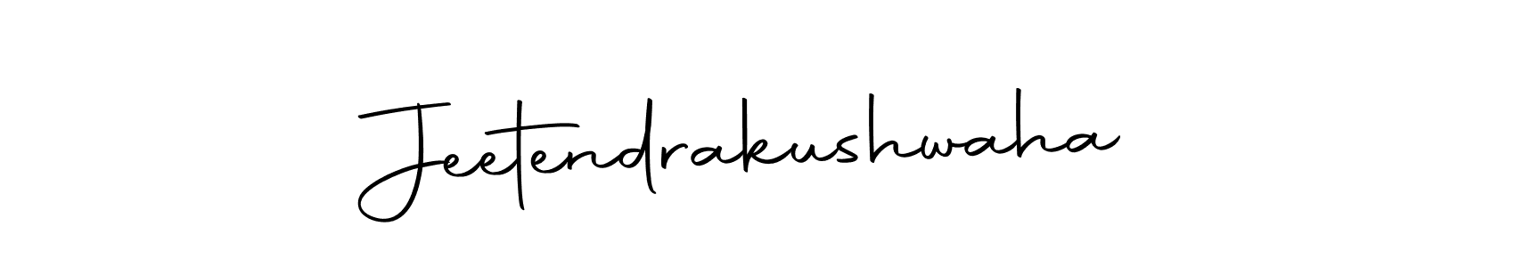 Design your own signature with our free online signature maker. With this signature software, you can create a handwritten (Autography-DOLnW) signature for name Jeetendrakushwaha. Jeetendrakushwaha signature style 10 images and pictures png