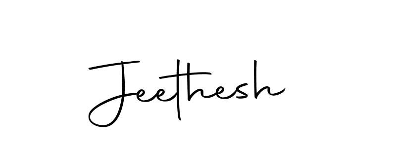 Use a signature maker to create a handwritten signature online. With this signature software, you can design (Autography-DOLnW) your own signature for name Jeethesh. Jeethesh signature style 10 images and pictures png
