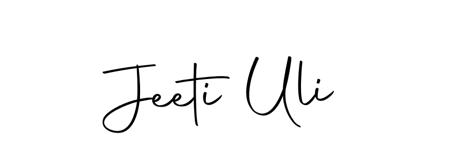 Make a beautiful signature design for name Jeeti Uli. With this signature (Autography-DOLnW) style, you can create a handwritten signature for free. Jeeti Uli signature style 10 images and pictures png