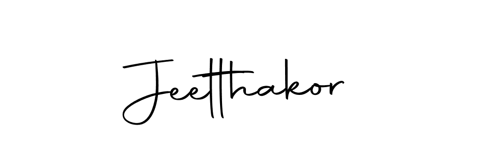 You can use this online signature creator to create a handwritten signature for the name Jeetthakor. This is the best online autograph maker. Jeetthakor signature style 10 images and pictures png