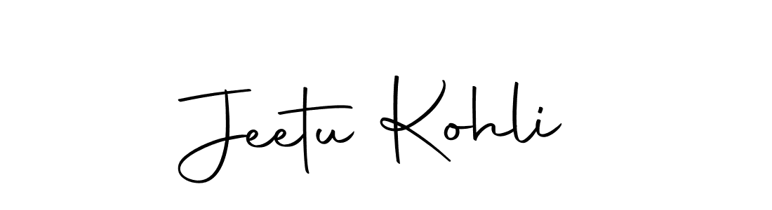 Similarly Autography-DOLnW is the best handwritten signature design. Signature creator online .You can use it as an online autograph creator for name Jeetu Kohli. Jeetu Kohli signature style 10 images and pictures png