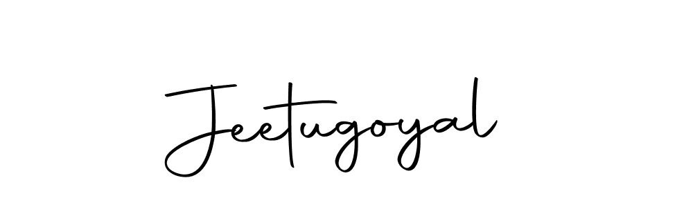 How to make Jeetugoyal signature? Autography-DOLnW is a professional autograph style. Create handwritten signature for Jeetugoyal name. Jeetugoyal signature style 10 images and pictures png