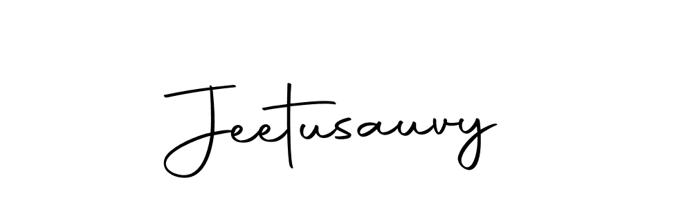 Also we have Jeetusauvy name is the best signature style. Create professional handwritten signature collection using Autography-DOLnW autograph style. Jeetusauvy signature style 10 images and pictures png