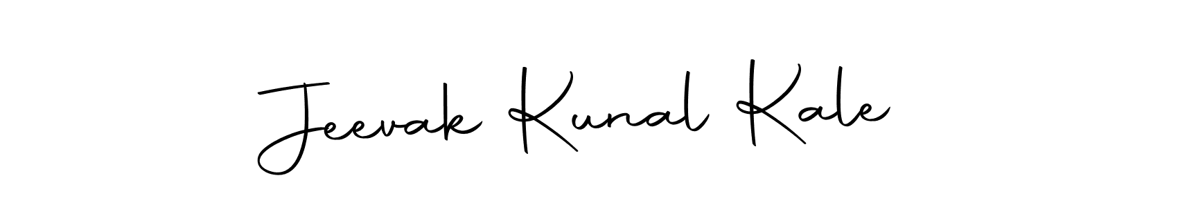 Here are the top 10 professional signature styles for the name Jeevak Kunal Kale. These are the best autograph styles you can use for your name. Jeevak Kunal Kale signature style 10 images and pictures png