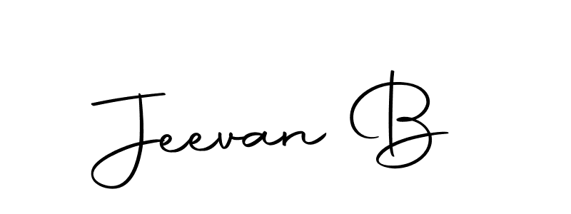 It looks lik you need a new signature style for name Jeevan B. Design unique handwritten (Autography-DOLnW) signature with our free signature maker in just a few clicks. Jeevan B signature style 10 images and pictures png