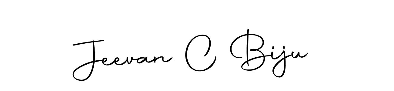 Make a beautiful signature design for name Jeevan C Biju. With this signature (Autography-DOLnW) style, you can create a handwritten signature for free. Jeevan C Biju signature style 10 images and pictures png