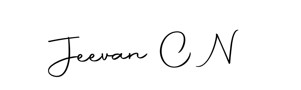 It looks lik you need a new signature style for name Jeevan C N. Design unique handwritten (Autography-DOLnW) signature with our free signature maker in just a few clicks. Jeevan C N signature style 10 images and pictures png