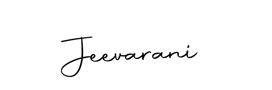 Similarly Autography-DOLnW is the best handwritten signature design. Signature creator online .You can use it as an online autograph creator for name Jeevarani. Jeevarani signature style 10 images and pictures png