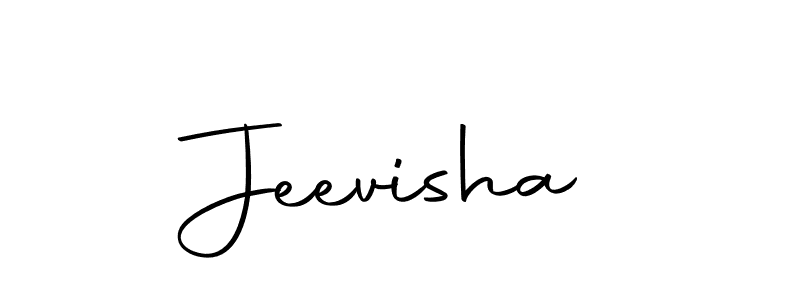 Use a signature maker to create a handwritten signature online. With this signature software, you can design (Autography-DOLnW) your own signature for name Jeevisha. Jeevisha signature style 10 images and pictures png