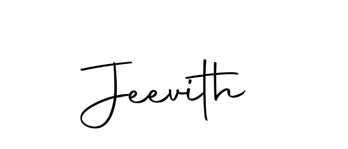 The best way (Autography-DOLnW) to make a short signature is to pick only two or three words in your name. The name Jeevith include a total of six letters. For converting this name. Jeevith signature style 10 images and pictures png