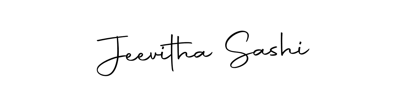 Create a beautiful signature design for name Jeevitha Sashi. With this signature (Autography-DOLnW) fonts, you can make a handwritten signature for free. Jeevitha Sashi signature style 10 images and pictures png