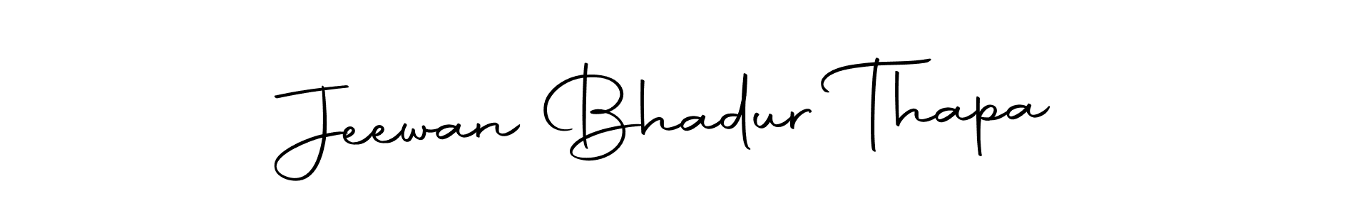 The best way (Autography-DOLnW) to make a short signature is to pick only two or three words in your name. The name Jeewan Bhadur Thapa include a total of six letters. For converting this name. Jeewan Bhadur Thapa signature style 10 images and pictures png